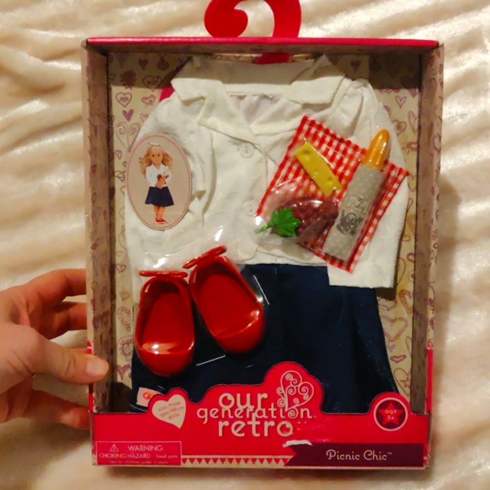 New! Our  generation retro picnic outfit